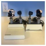 A Pair of Welch Allyn Diagnostic Centers with Pedi