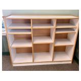 Multi-Compartment Laminate and Wood Cubby Storage