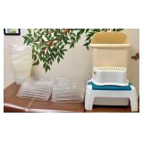 An Assortment of Plastic Nursery and Utility Items