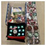 A Collection of Holiday Decorations Gift Wrapping