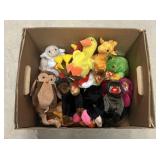 An Assortment of Ty Beanie Baby Plush Toys