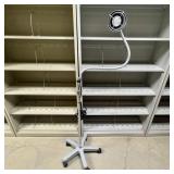 Mobile Medical Examination Floor Lamp with Telesco