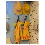 A Pair of Child-Sized Firefighter Costume Jackets