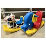 Two Little Tikes Toddler Rocking Toys including a