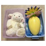 Two Oversized Seasonal Decorative Items Including