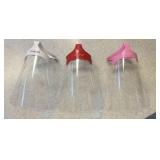 Three ZShield Personal Protective Face Shields in