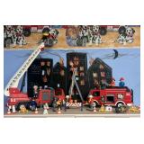 A Collection of Playmobil Fire Department Vehicles