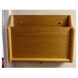 Solid Oak Wall Mounted Privacy Chart Holder