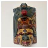 Hand-Carved and Painted Polychrome Wooden Folk Art