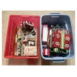 An Assortment of Festive Christmas Holiday Decorat