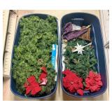 An Assortment of Seasonal Holiday Decorations and