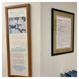 A Trio of Framed Inspirational Parenting and Child