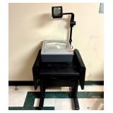 3M 9100 Overhead Projector on Rolling Cart