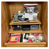An Assortment of Office Supplies and Consumer Elec