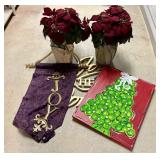 A Collection of Christmas Holiday Decorative Wall