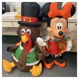 Two Thanksgiving and Harvest Themed Airblown Infla