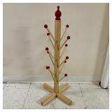 Freestanding Wooden Childrens Puppet Tree and Coat