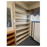 Tennsco Beige Metal Open Face Storage Shelving Uni