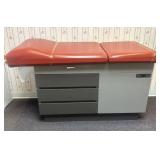 Ritter 100 Medical Examination Table with Red Upho