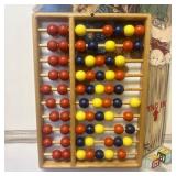 Starla Martin Wall-Mounted Wooden Abacus with Hand