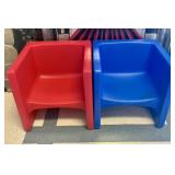 A Pair of Childrens Factory 3-in-1 Molded Plastic