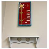 Two Decorative Wall Items Including an Inspiration