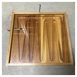 Carrom Wooden Zig-Zag Ball Maneuvering Wall Mounte