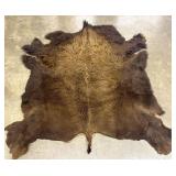 Large American Bison Hide Rug