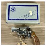 Smith and Wesson Model 34-1 Nickel Plated Revolver