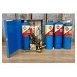 A Group of Belknap Blue Grass Propane Fuel Tanks a