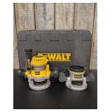 DeWALT DW616 1 3/4 HP Router Kit with Fixed and Pl
