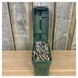 A Collection of Wolf 7.62x39mm Ammunition in a Pla