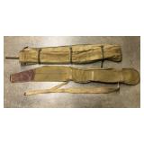 Two US Military Canvas Carrying Cases, Type CSK 10