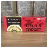 100 Rounds Federal Ammunition Field and Target 20