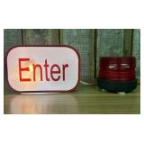 Two Functional Red Industrial Warning Light Device