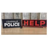 Two Vintage Emergency Signaling Light Boxes Includ