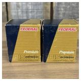 A Pair of Boxes of Federal Premium 357 Magnum Hydr