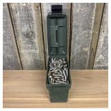 A Collection of Wolf 7.62x39mm Ammunition in a Gas