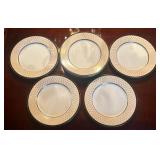 Set of Eight Fitz and Floyd Chaumont Pattern Porce