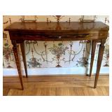 Federal Style Inlaid Mahogany Serpentine Front Con