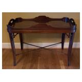 George III Chippendale Style Mahogany Butler Tray