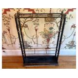 Aesthetic Movement Faux Bamboo Painted Iron and Br