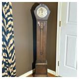 Art Deco Quarter Sawn Oak Dwarf Longcase Clock