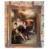 John Dawson, Large Portrait of a Mother and Son wi