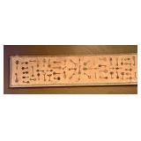 Decorative Multi-Row Collection of Approximately 5