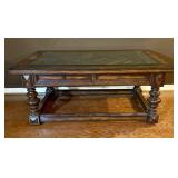 Maitland-Smith Spanish Colonial Style Wood and Gla