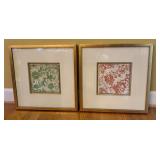 A Pair of John-Richard Framed Decorative Shadowbox