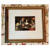 Framed Reproduction Print of The Cheat with the Ac