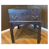Contemporary Mahogany Finished Campaign Style Side