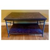 Neoclassical Style Two Tier Tessellated Stone and